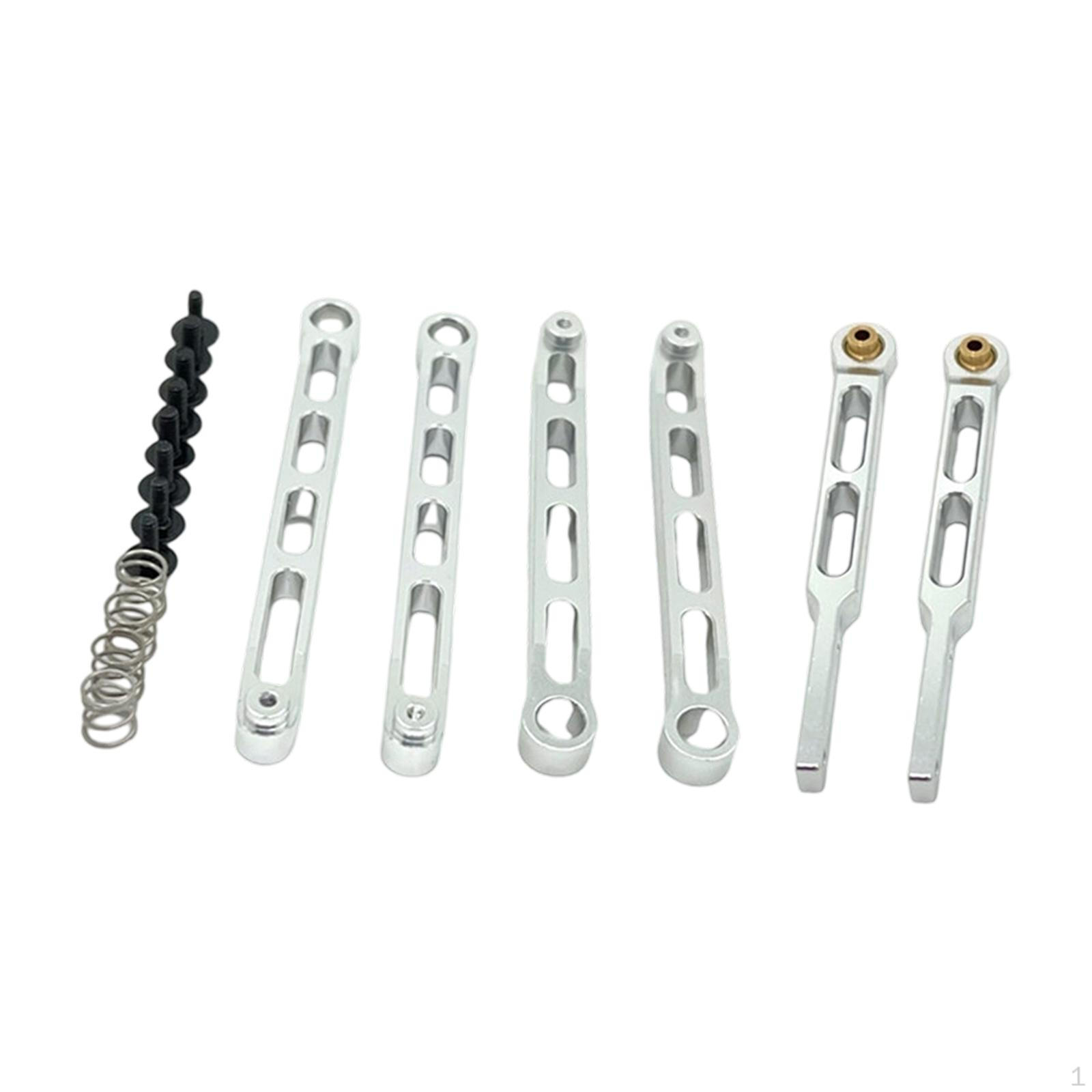 

1/12 RC Car Axle Pull Rod Set Directly Replace Parts DIY Modified Sturdy for MN82 LC79 срібний