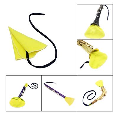 Sax Saxophone Cleaning Cloth Tube Inside Clean Rag Pull Through Cleaning Cloth Instrument Cleaner Swab for Inside Tube