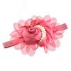 Baby Rose Flower Pearl Hair Band Prop Girl Infant Decorative Elastic