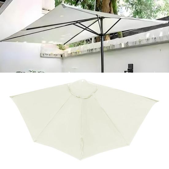 Ersatzbezug für Sonnenschirme mit UV-Schutz für Garten, Terrasse, Balkon, Markt und Tisch.