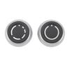 2Pcs Volume Control Knob Left and Right Rotation Button Rotatable Adjust Knob for Panamera Cayenne 911