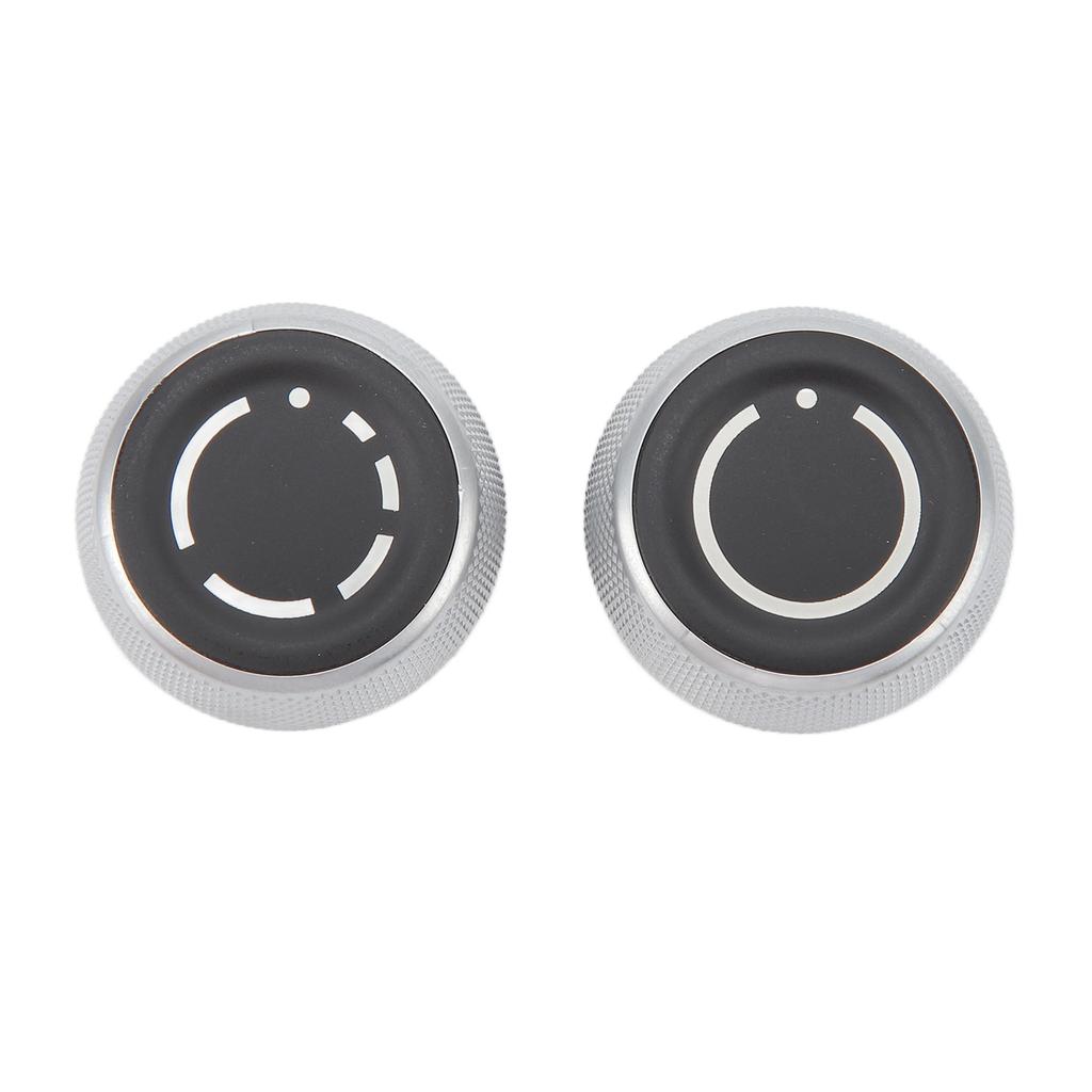 2Pcs Volume Control Knob Left and Right Rotation Button Rotatable Adjust Knob for Panamera Cayenne 911