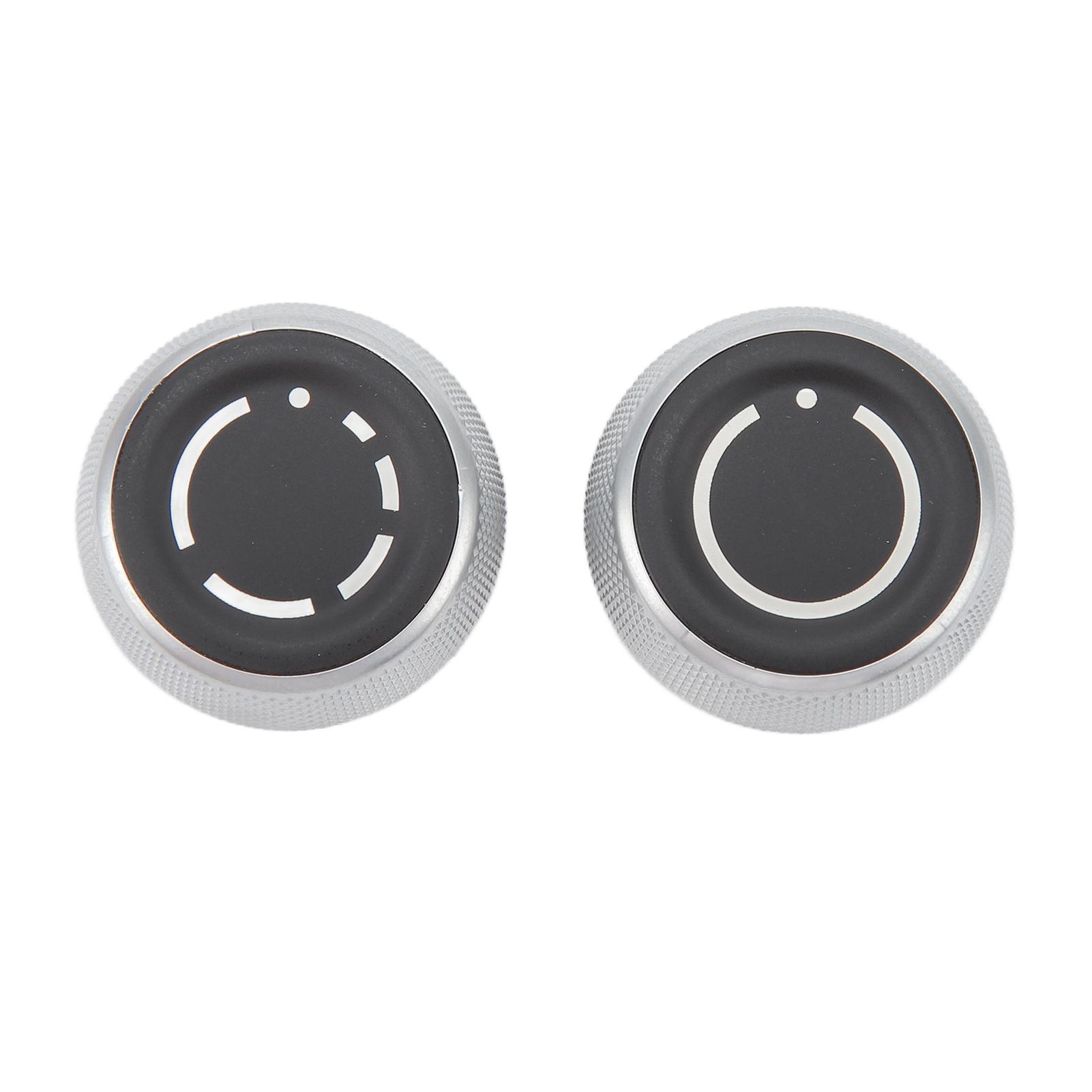 

2Pcs Volume Control Knob Left and Right Rotation Button Rotatable Adjust Knob for Panamera Cayenne 911