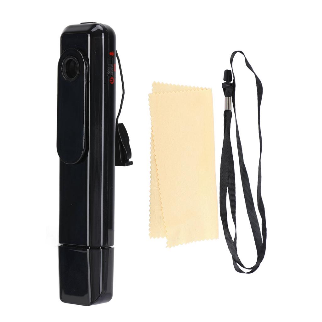 Körperkamera 1080P HD Tragbares Rückclip-Design Wiederaufladbar USB 64G Speicherkarte Tragbare Taschenkamera