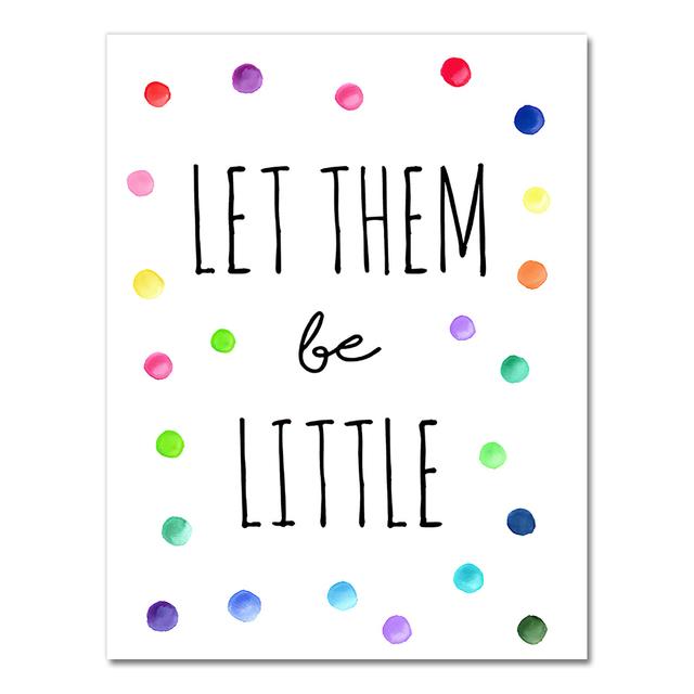 Watercolor Rainbow Alphabet Paintings Playroom Decor Educational Poster Kids Wall Art Canvas Prints Neutral Nursery Decoration No Frame