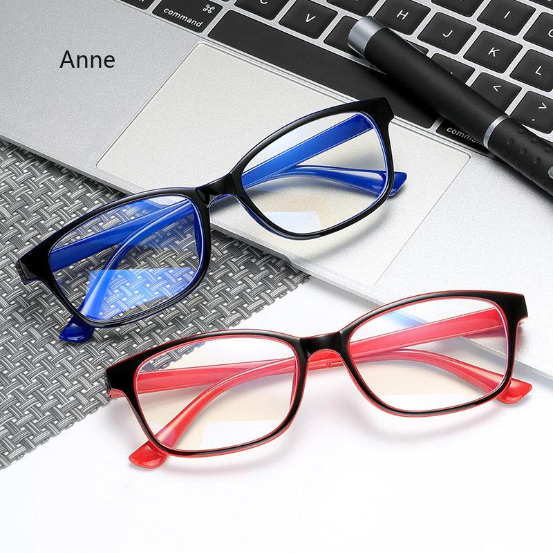 Square Nearsighted Glasses Sun Gray Prescription Eyeglasses 0 To -6.0 Blue Light Glasses Fashion Plastic Black Gray Frame