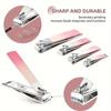 Pinkes Farbverlauf Nagelknipser Set 10/13/19 Stück Beauty Set Nagel Maniküre Werkzeuge Nagelknipser