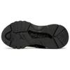 MLB Big Ball Chunky Leather Cushioning Slip Resistant Abrasion Resistant Low Top Chunky Sneakers Unisex Black White Sneakers 3ASHMS13N-50BKS