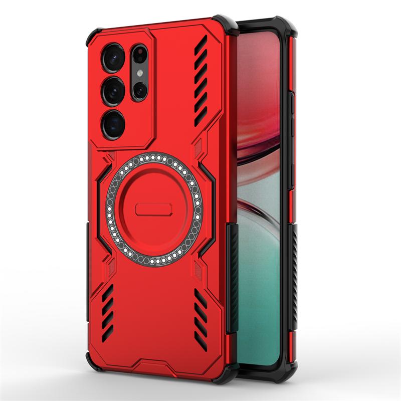 For Samsung Galaxy S21 Ultra Case Samsung S21 Ultra 5G Magnetic Adsorption Wireless Charge Back Cover For Samsung S21 Ultra Case