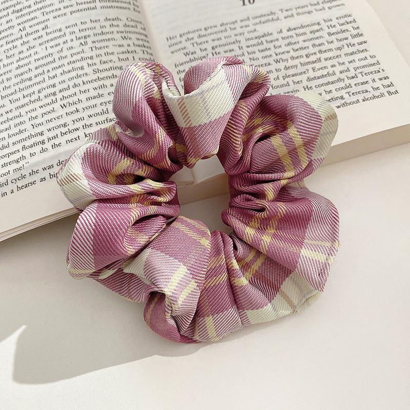 Plush Pig Intestine Hair Tie – Milk Coffee Color: 2025 Christmas Autumn Winter Series Hair Accessories