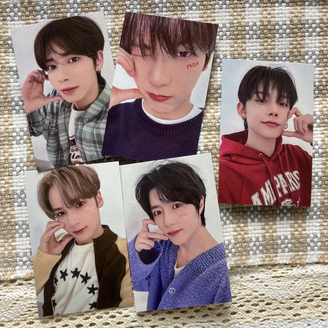 

[USED] TXT moazone FANLIVE FC Fan Live Trading Cards (5 cards)