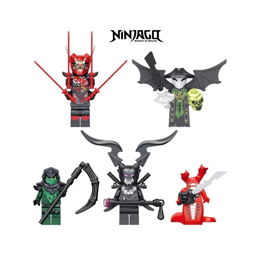 (Stil D)Ninjago Böser Lloyd Grüner Ninja Minifiguren Bausteine Kinder Puzzle Geschenk Spielzeug