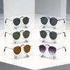 Classic Metal Frame Sunglasses Aesthetic Oval Small Shades Uv400 Protection Vintage Sun Glasses Trendy Unisex Steampunk Eyewear
