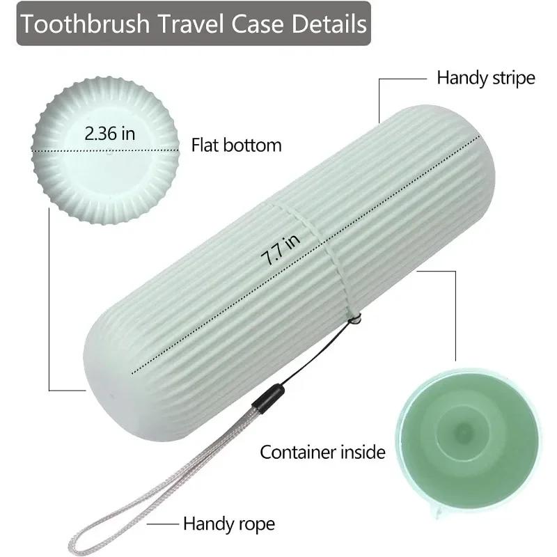 Portable Protect Holder Case Travel Camping Storage Box Useful for Storing Makeup Brushes and Toothbrush Accessories Set
