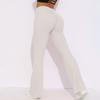European and American Nude Wide-leg Tight Yoga Pants High Waist Hip Lift Quick-drying Micro-pull Pants Casual Sports Fitness Pants Flared Pants