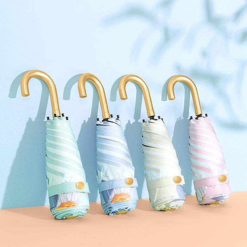 Мини-складной зонт для женщин — фото 4