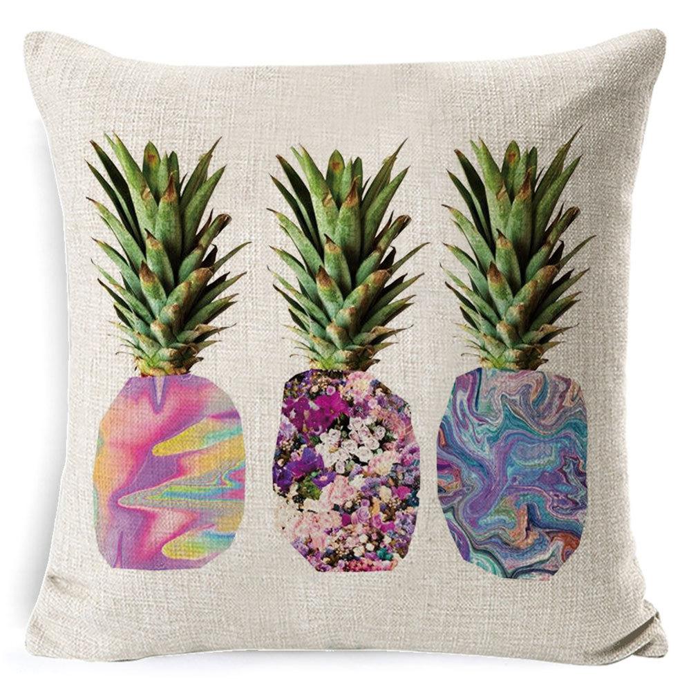 Summer Fruit Polo New Nordic Simple Throw Pillow Cover Linen Cushion Cover Pillow Cover