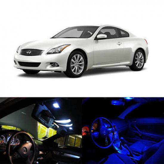 4 x светодиодных фонаря Комплект для салона Для Infiniti G37 Q50 Q60 Coupe 2008 года выпуска и старше