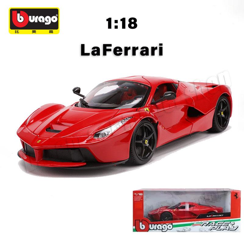 1:18 Bburago Ferrari Series Alloy Car Collectible Model New Style Ferrari SF90 XX Stradale Die-cast Miniature Cars Model Toys