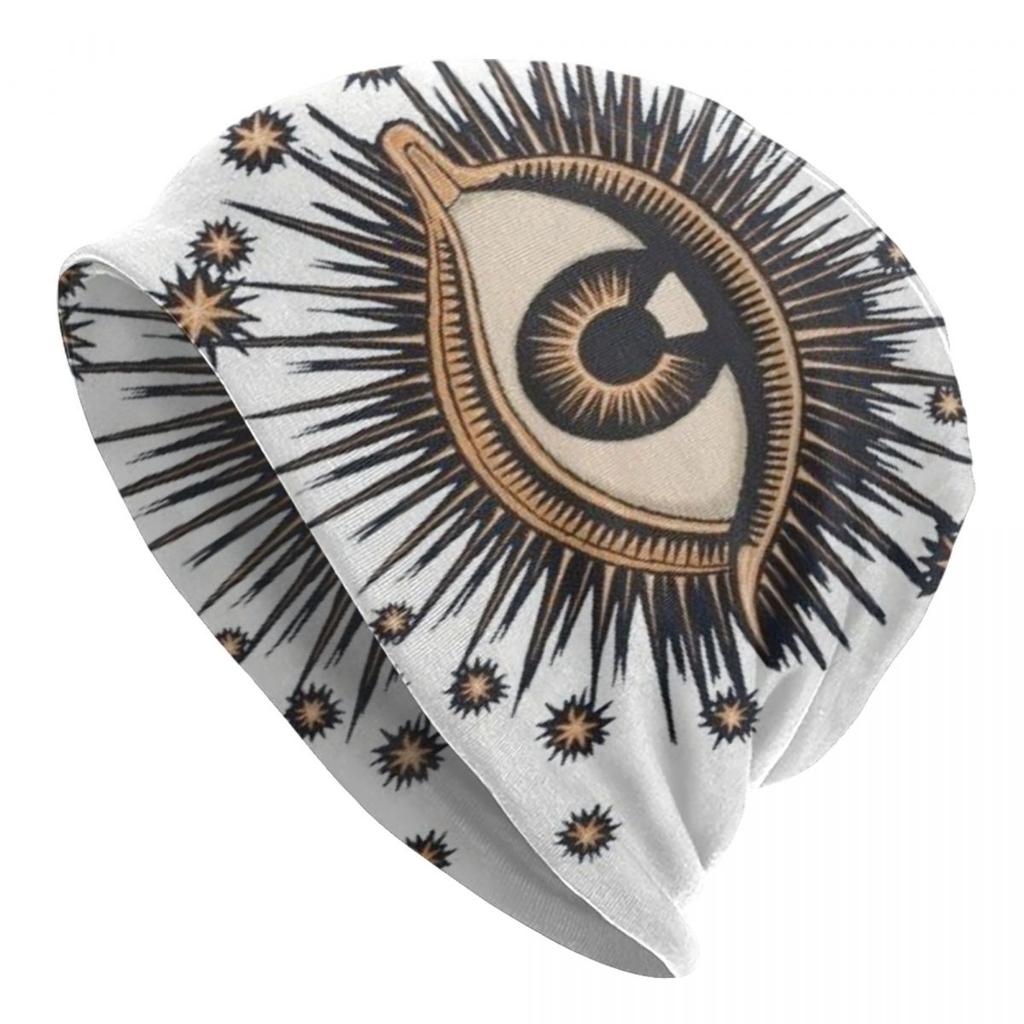 Mediterranean Evil Eye Skullies Beanies Caps Hip Hop Winter Warm Knitted Hat Adult Unisex Turkish Amulet Culture Bonnet Hats
