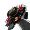 Steampunk Gothic Mini Top Hat with Metal Gear Chain and Lace Trim Unisex Creative Costume Headpiece for Halloween Party Cosplays