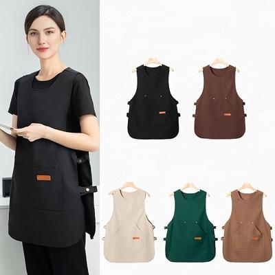 Multi Functional Work Apron - Durable Polyester Blend, Perfect for Gardening and Daily Use, Daily Apron | Adjustable Strap Apron | Durable Apron