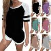 2022 Women's Fashion Solid Color Casual Cropped Overalls - European and American Style