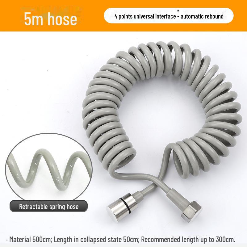 304 Sada bidetových postřikovačů z nerezové oceli - stříkací pistole na toaletu, sprchový posilovač, tryska splachovače vody.