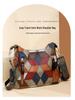 2024 Retro Color Block Large-Capacity Single Shoulder Crossbody Mummy Bag for Women