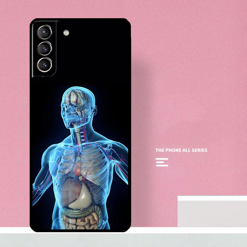 Human Anatomy Phone Case For Samsung Galaxy S26 S25 S24 S20 S21 S22 S23 Ultra S10 Plus S25 FE Cover Coque