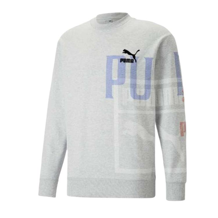 

PUMA Comfortable Breathable Skin-Friendly Soft Long Sleeve Sweatshirt Men sweatshirt Gray 620426-04 L