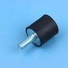 M3-M8 Rubber Threaded Shock Absorbers 4Pcs Vibration Damping Mounts for Mechanical Equipment Home Workshop Use