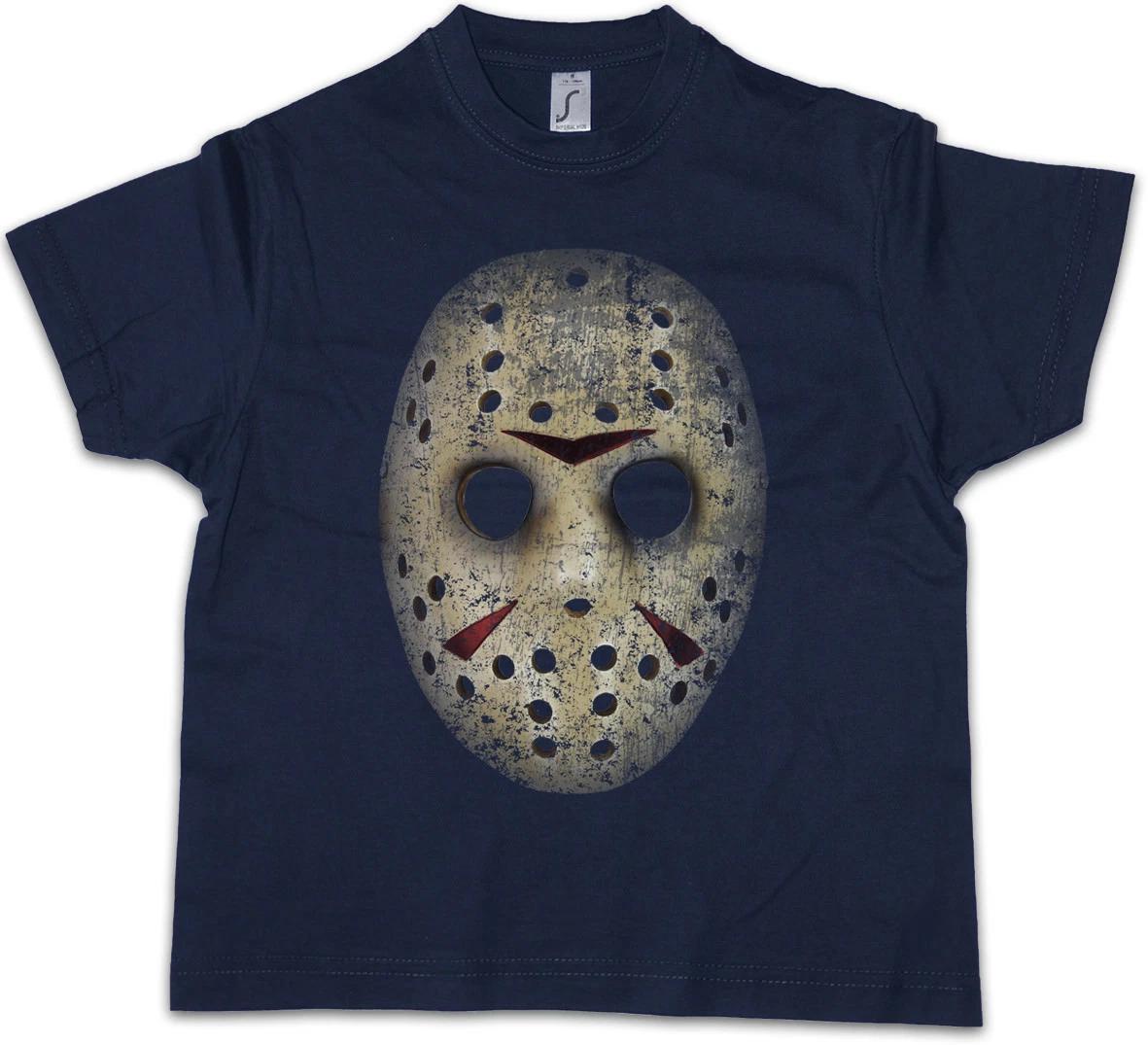 HOCKEY MASK Kids Boys T-Shirt The 13 Friday Jason Horror 13th Camp Crystal Lake 130