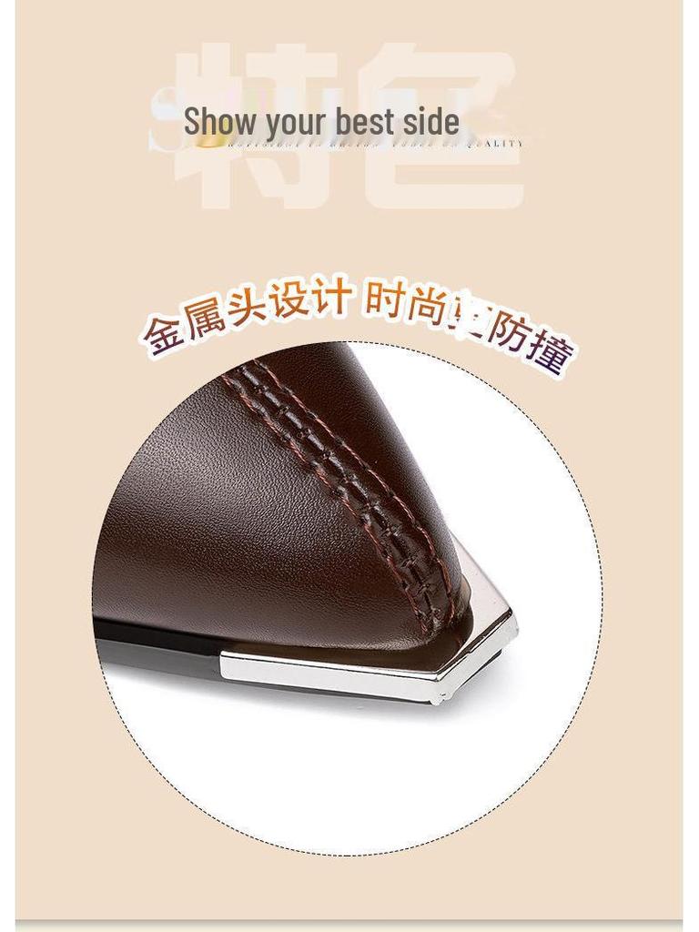 2025 Trendy Pointed Toe Chunky Heel Ankle Boots for Women - High-End Petite French Style