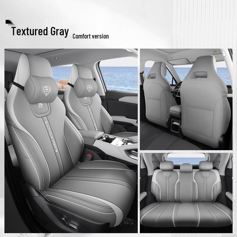 BYD Yuan UP Seat Cushion: All-Season, Durable, Thick, Perforated Car-Specific Seat Cover.
