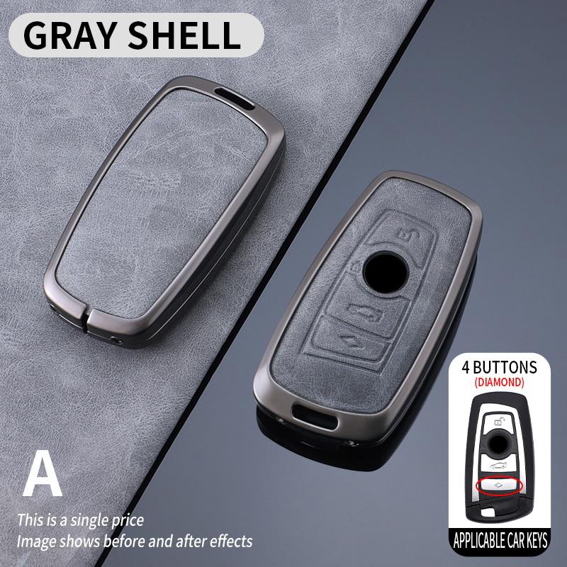 Metal Car Key Cover Fob Case Shell Accessories For Bmw F 3 5 7 Series X3 X5 F10 F20 F30 F40 E90 E92 E93 Cas4 Fem Ews5