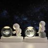 Creative Astronaut Night Light with Crystal Ball Base - Moon Festival Gift Ornament