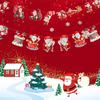 2025 New Christmas Decorations: Santa Claus, Flag Pulling, Party Atmosphere, Decorations, Christmas Scene Decorations