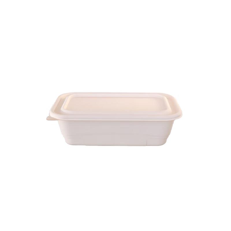 Biodegradable Corn Starch Rectangular Takeaway Containers
