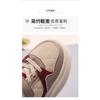 Children's two-tone sports shoes2026New autumn leather casual shoes for boys and girls, trendy running shoes for older children