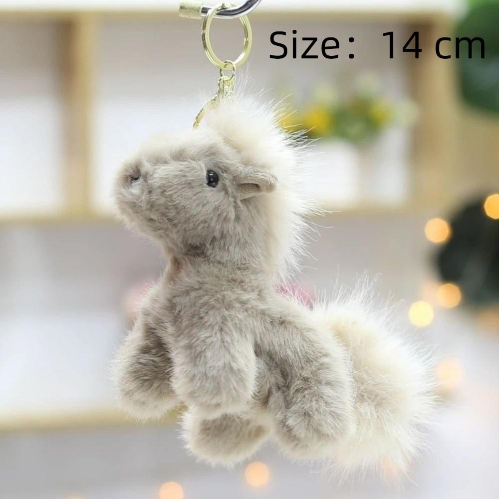 Stuffed Animals Backpack Charm PP Cotton Doll Toy Key Chain New Plush Doll Keychain Birthday Gifts
