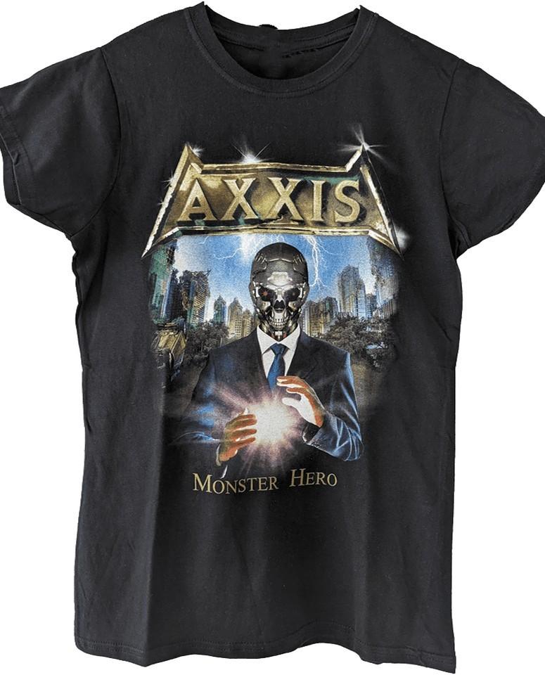 Axxis Band Monster Hero Tee Shirt Black Unisex S-5XL E2005 XL