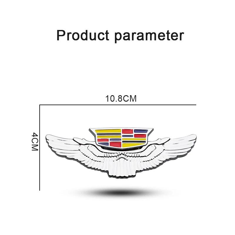 Auto Spatbord Zijde Metalen Sticker Achterklep Embleem Stickers voor Cadillac ATS BLS CT4 CT5 CTS SLS SRX XT6 XTS Escalade Deville DTS