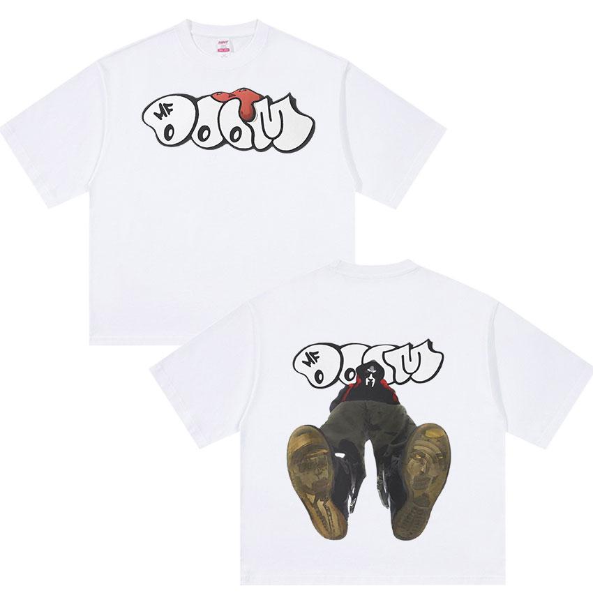 Pánské grafické tričko Rapper MF Doom 2025 Madadvillain Metal Face s krátkým rukávem a letním potiskem ze 100% čisté bavlny