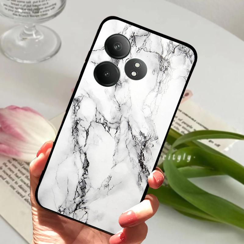 For Realme GT 6 GT6 Case Shockproof Soft TPU Silicone Phone Cover For Realme GT 6T Capa Realme GT6 GT6T Cartoon Matte Bumper