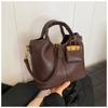 Vintage Burgundy Messenger Bag for Women Large Capacity Single Shoulder Bag Simple Traveler Classroom Tote Bags Designer New