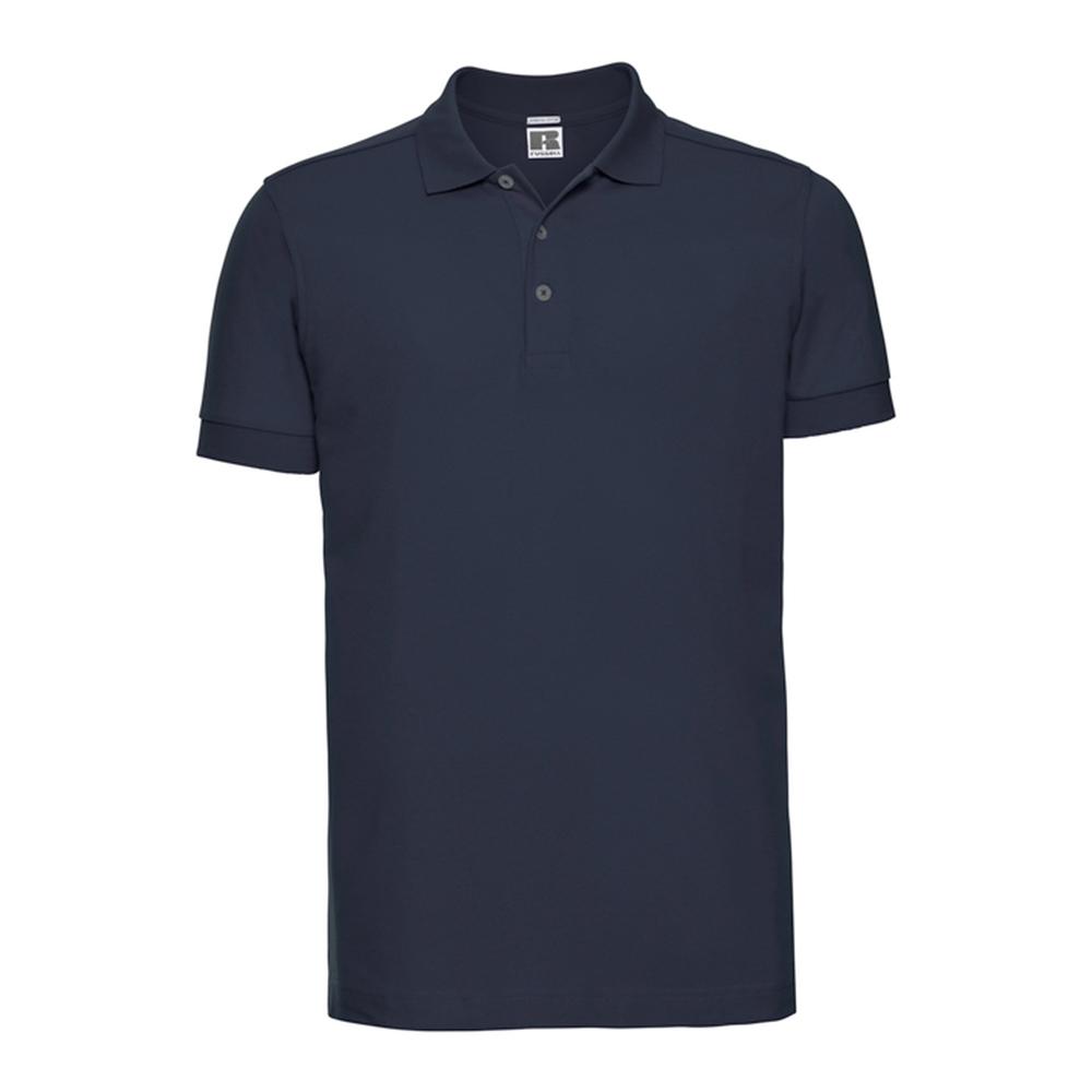 Russell Mens Stretch Fitted Polo Shirt