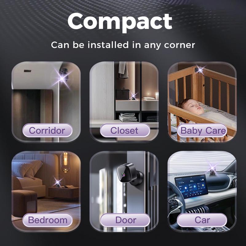Hd Wifi Smart Monitor Surveillance Cameras Remote Monitor Camcorders Video Surveillance Smart Home Mini Cam