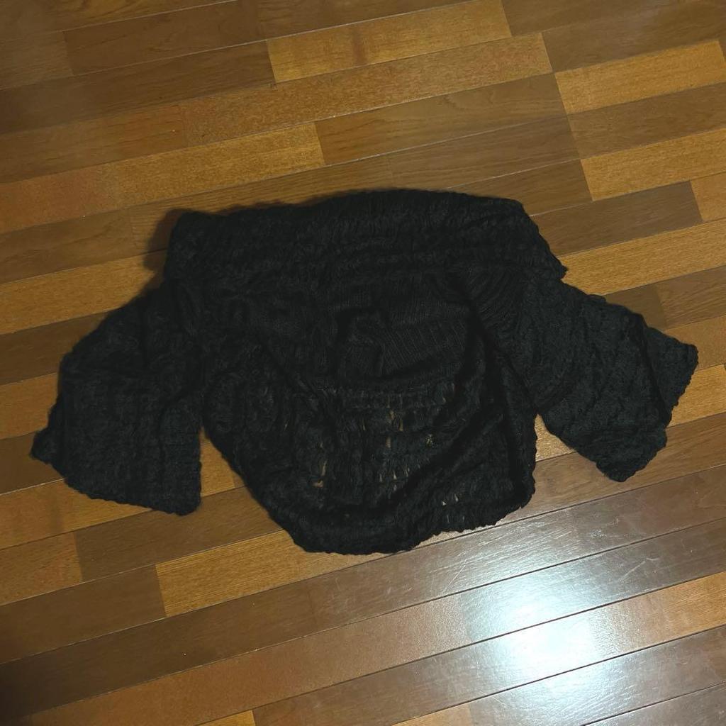 Used Black Bolero Cardigan DJ086