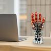 Yousheng 3D Printed Manipulator Mechanical Arm with Movable Finger Joints Articulated Robotic Hand for Robot Cyberpunk Fans